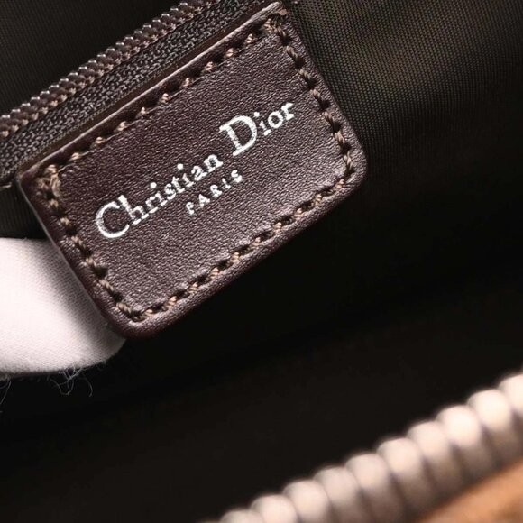 Christian Dior Brown PVC Trotter Romantic Handbag - Picture 9 of 10